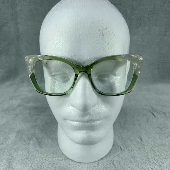 Firmoo Eyeglasses Green Pearl Optical Frame 54-21-145 YD1289 - Picture 2 of 12